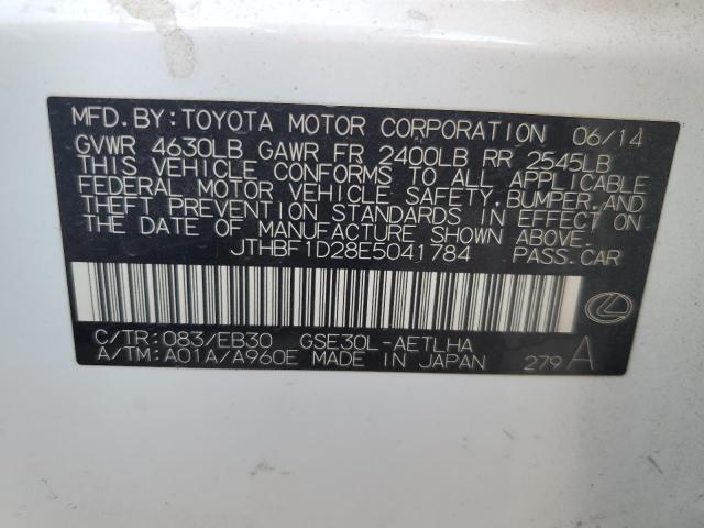 JTHBF1D28E5041784 Lexus IS 250