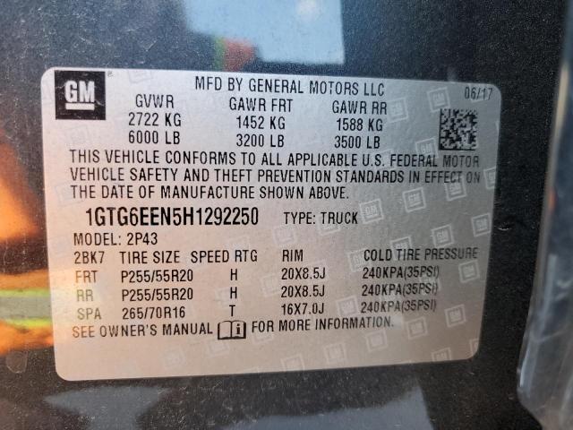 1GTG6EEN5H1292250 GMC Canyon Denali