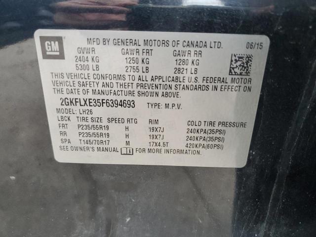 2GKFLXE35F6394693 GMC Terrain Slt
