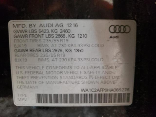 WA1C2AFP9HA089276 Audi Q5 PREMIUM