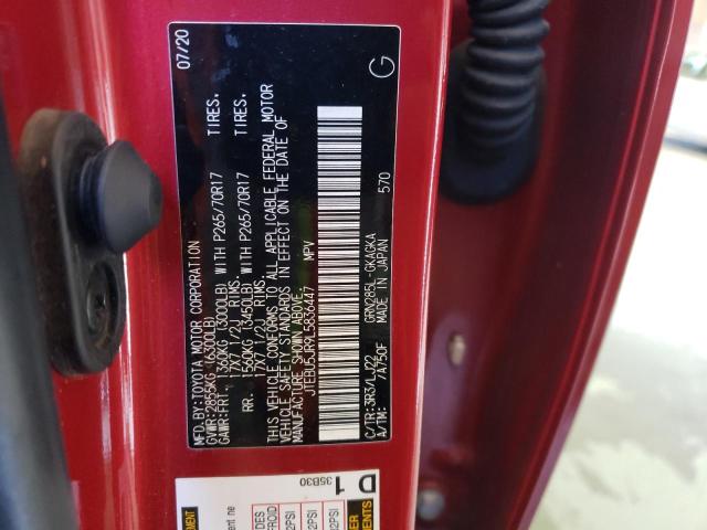 JTEBU5JR9L5836447 Toyota 4runner Sr5/sr5 Premium