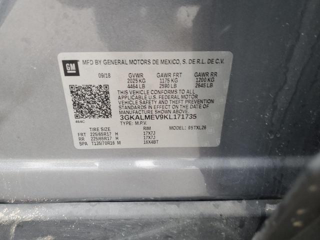 3GKALMEV9KL171735 GMC Terrain Sle