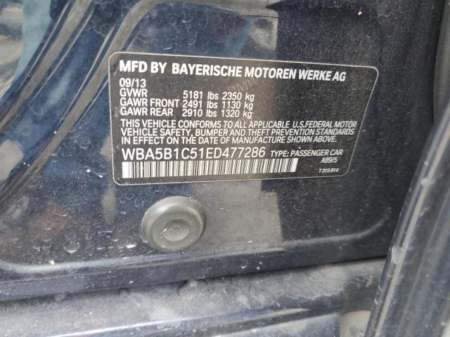 WBA5B1C51ED477286 BMW 535 I