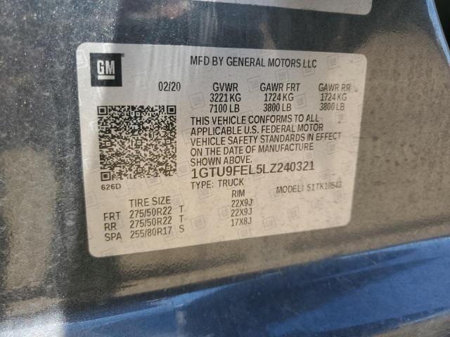 1GTU9FEL5LZ240321 GMC Sierra K1500 Denali
