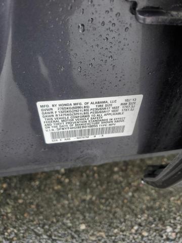 5FNYF4H28EB010055 Honda PILOT LX
