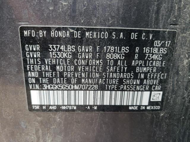 3HGGK5G50HM707228 Honda FIT LX