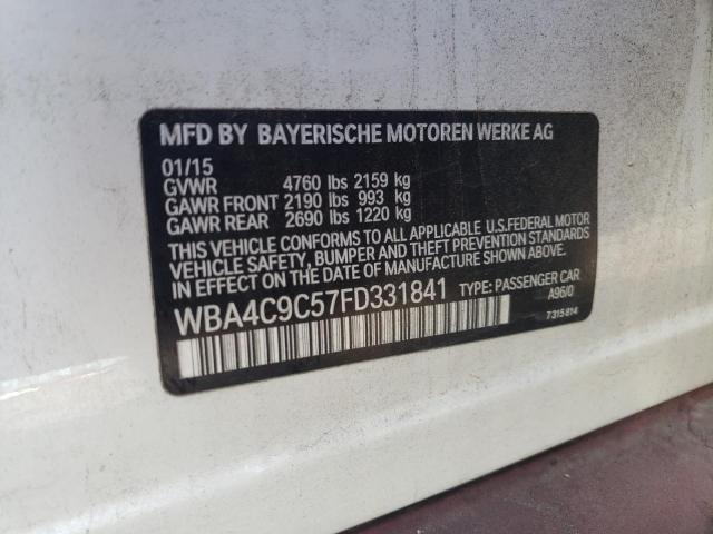 WBA4C9C57FD331841 BMW 428 Xi Gran Coupe Sulev