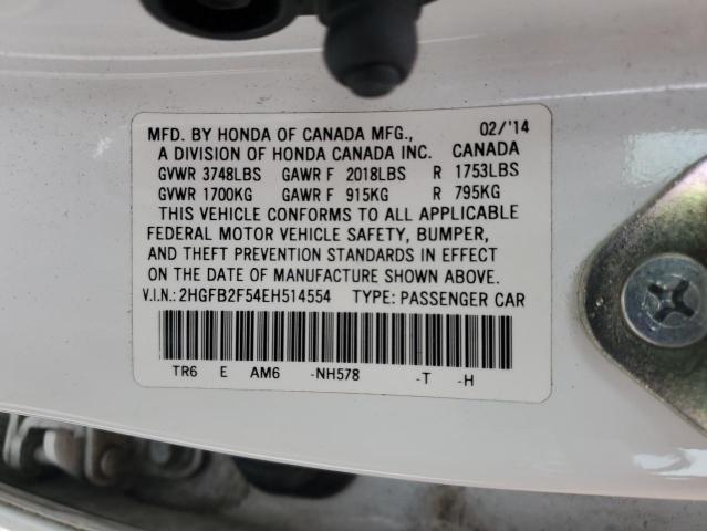 2HGFB2F54EH514554 Honda Civic Lx