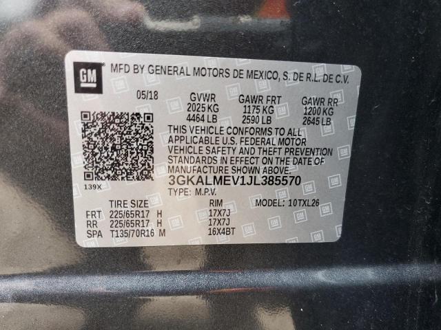3GKALMEV1JL385570 GMC Terrain Sle