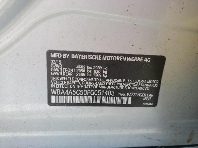 WBA4A5C50FG051403 BMW 428 I Gran Coupe