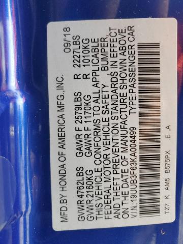 19UUB3F63KA004499 Acura Tlx Technology