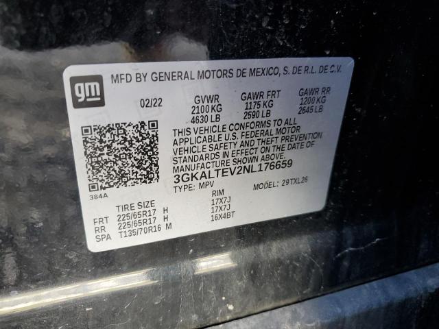 3GKALTEV2NL176659 GMC Terrain Sle