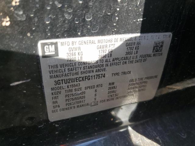 3GTU2WECXFG117574 GMC Sierra K1500 Denali
