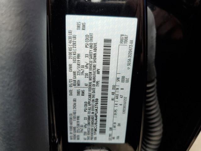 1FMCU9JA4PUA37659 Ford Escape Platinum