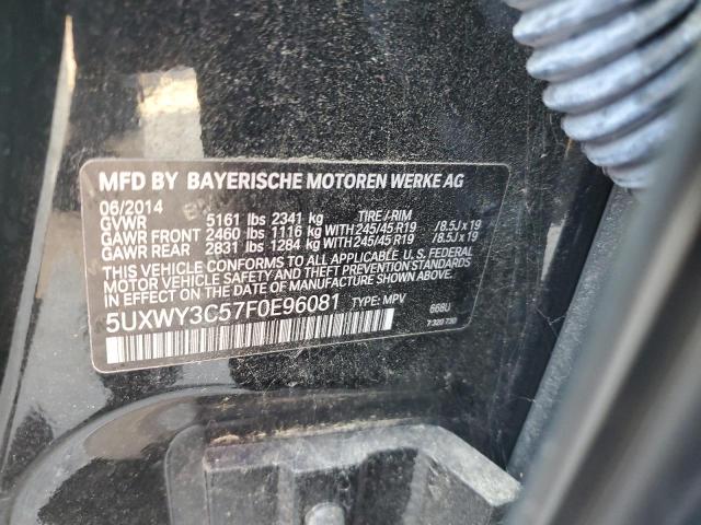 5UXWY3C57F0E96081 BMW X3 Xdrive28d