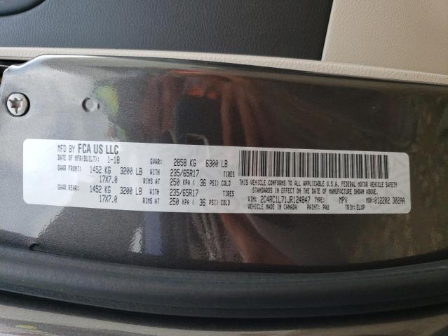 2C4RC1L71JR124847 Chrysler Pacifica Hybrid Touring L