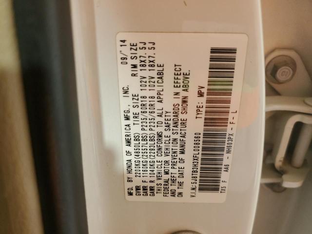 5J8TB3H3XFL008560 Acura RDX