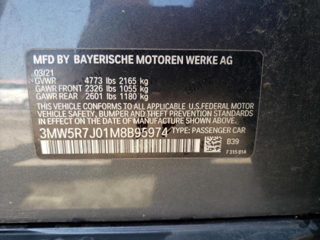 3MW5R7J01M8B95974 BMW 330XI