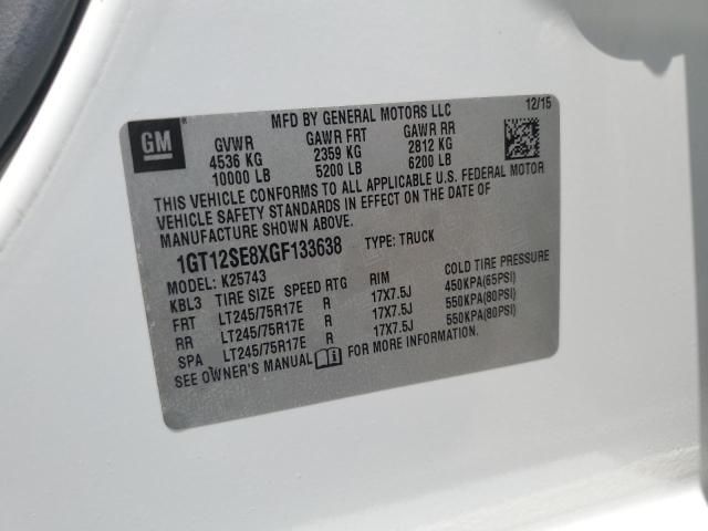 1GT12SE8XGF133638 GMC Sierra K2500 Sle