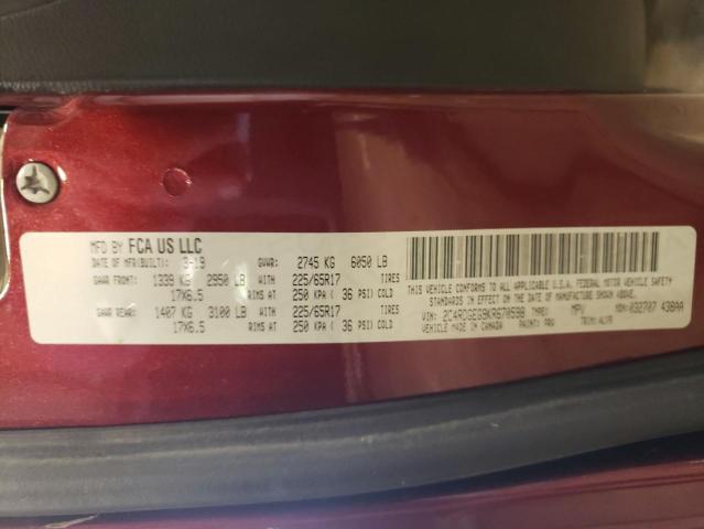 2C4RDGEG9KR670598 Dodge Grand Caravan Gt