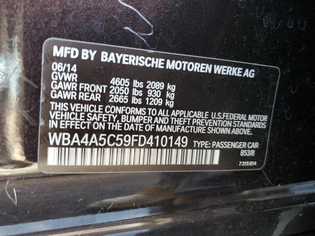 WBA4A5C59FD410149 BMW 428 I Gran Coupe