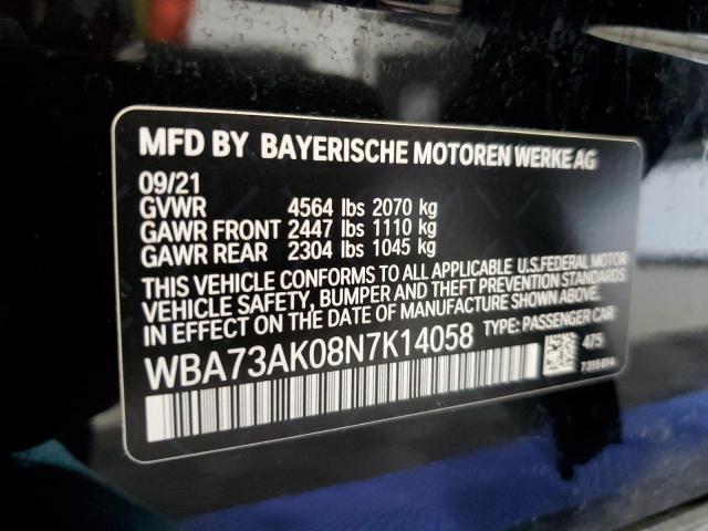 WBA73AK08N7K14058 BMW 228XI
