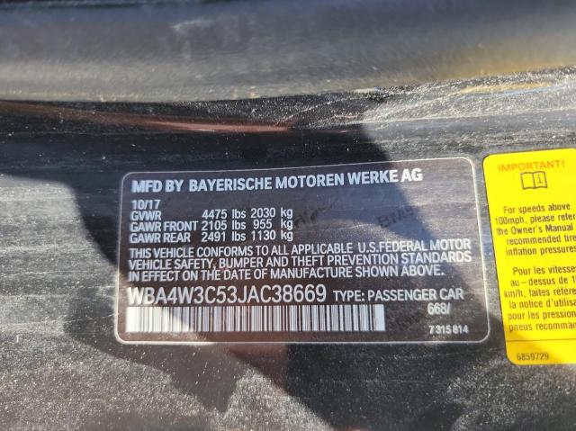 WBA4W3C53JAC38669 BMW 430I