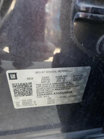1GKKNKLA3JZ228618 GMC ACADIA SLE