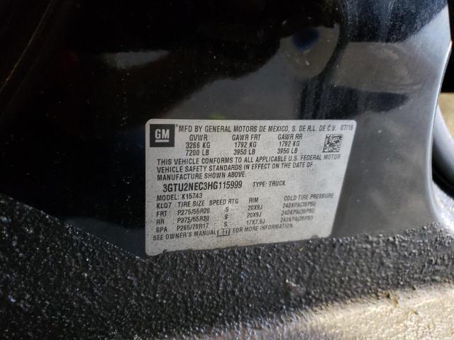 3GTU2NEC3HG115999 GMC Sierra K1500 Slt