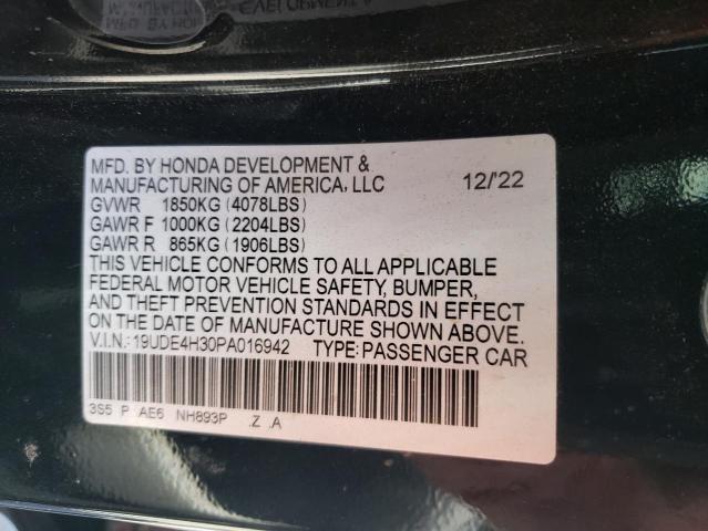 19UDE4H30PA016942 Acura Integra A-spec