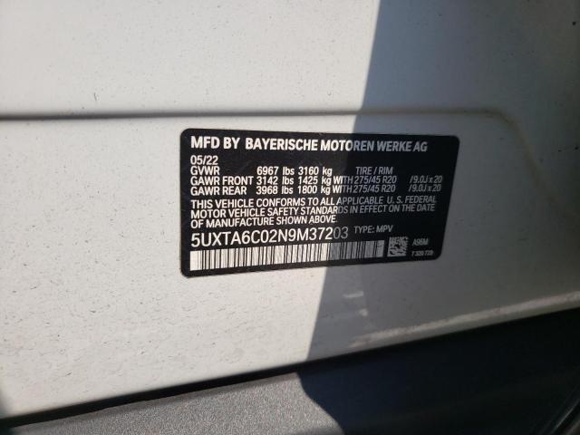 5UXTA6C02N9M37203 BMW X5 Xdrive45e