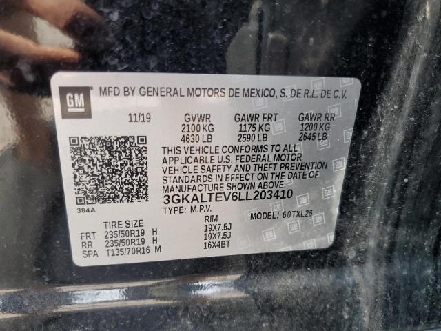 3GKALTEV6LL203410 GMC Terrain Sle
