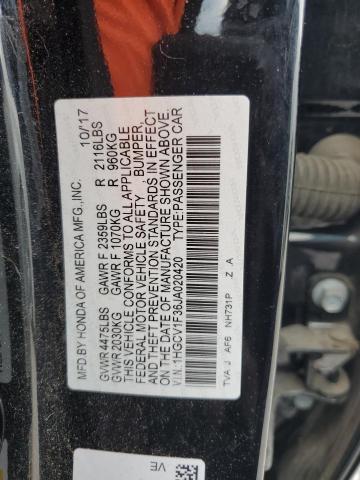 1HGCV1F36JA020420 Honda Accord Sport