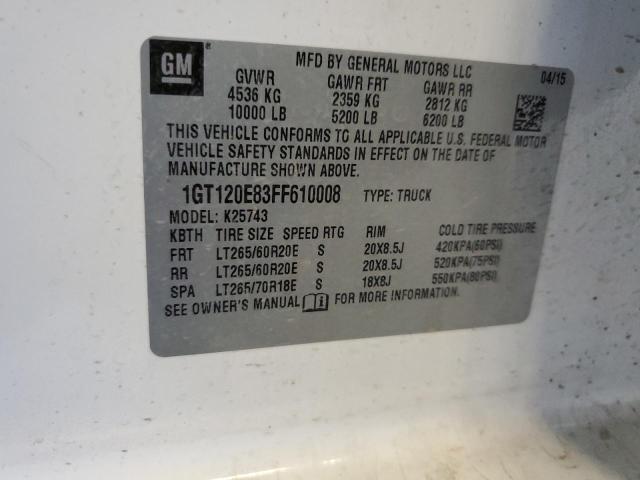 1GT120E83FF610008 GMC Sierra K2500 Denali