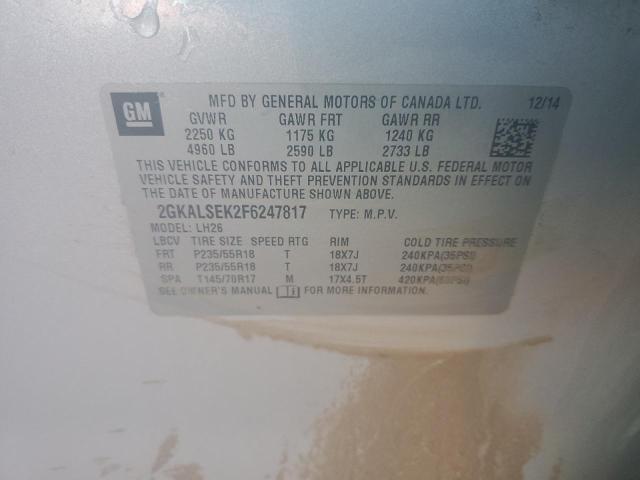 2GKALSEK2F6247817 GMC Terrain Slt