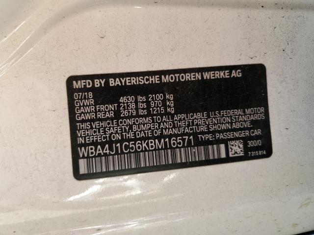 WBA4J1C56KBM16571 BMW 430i Gran Coupe