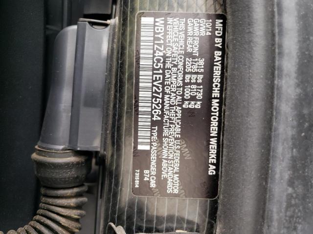 WBY1Z4C51EV275264 BMW I3 REX