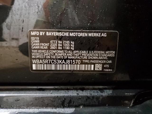 WBA5R7C53KAJ81570 BMW 330XI