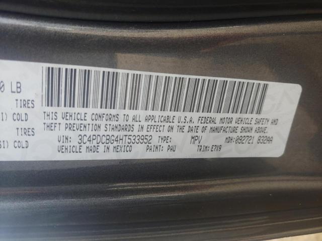 3C4PDCBG4HT533952 Dodge Journey Sxt