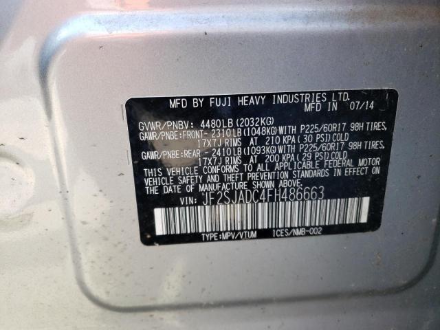 JF2SJADC4FH486663 Subaru Forester 2.5i Premium