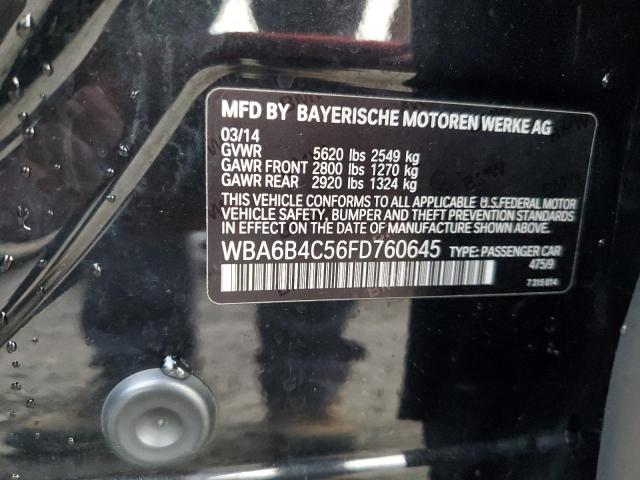 WBA6B4C56FD760645 BMW 650 Xi Gran Coupe