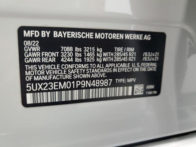 5UX23EM01P9N48987 BMW X7 Xdrive40i