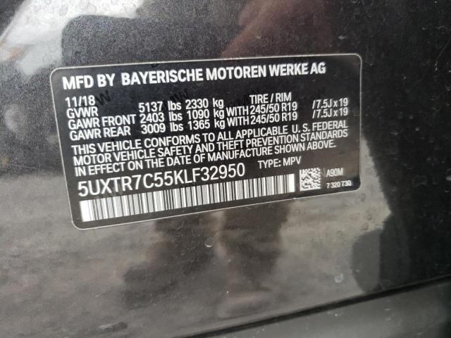 5UXTR7C55KLF32950 BMW X3 Sdrive30i
