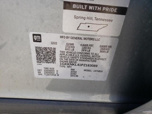 1GKKNKL41PZ163089 GMC ACADIA SLE