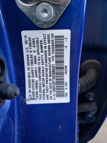 19XFC2F73GE080431 Honda CIVIC EX