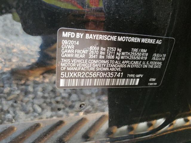5UXKR2C56F0H35741 BMW X5 Sdrive35i