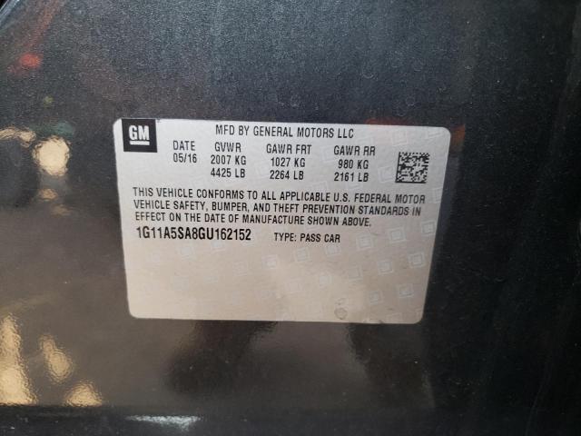 1G11A5SA8GU162152 Chevrolet Malibu Limited Ls