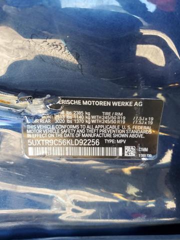 5UXTR9C56KLD92256 BMW X3 Xdrive30i