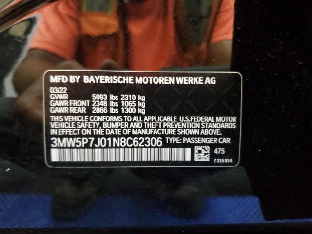 3MW5P7J01N8C62306 BMW 330e