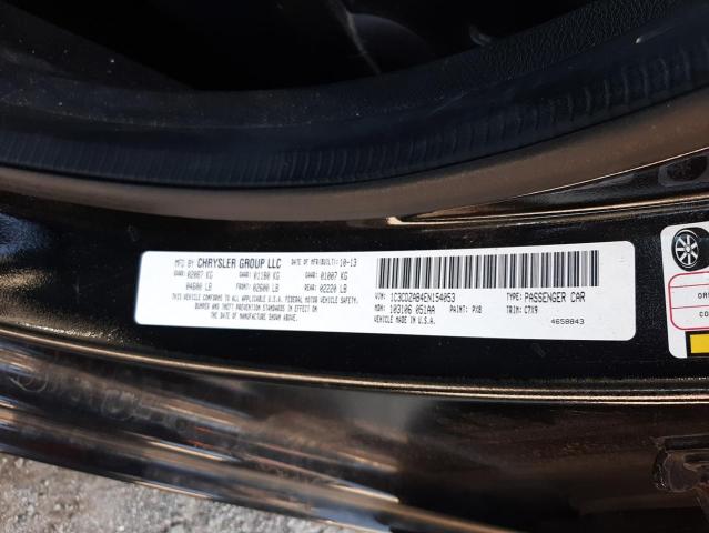 1C3CDZAB4EN154053 Dodge AVENGER SE
